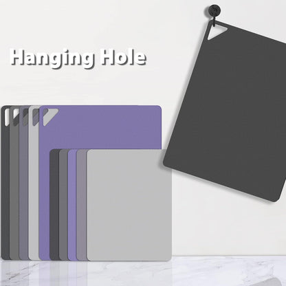 WK Flexible Plastic Cutting Boards Mats for Kitchen, Flexible Non Slip Cutting Mat, Thin Cutting Sheets, BPA Free, Dishwasher Safe, Multi Sizes