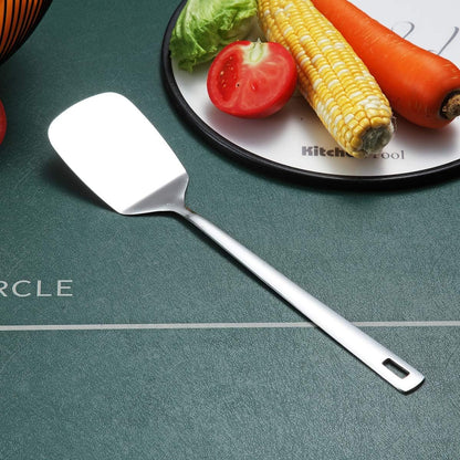 Stainless Steel Spatulas, Berglander Slotted Turner, Metal Turner For Cooking, Kitchen For Nonstick Cookware, Barbecue Spatulas, Dishwasher Safe, Easy to Clean