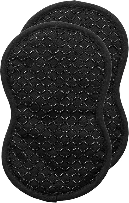 All-Clad Premium Pot Holder: Heat Resistant up to 500 Degrees - 100% Cotton, 10"x8" Hot Pad for Kitchen and Barbecue, 2-Pack, Indigo