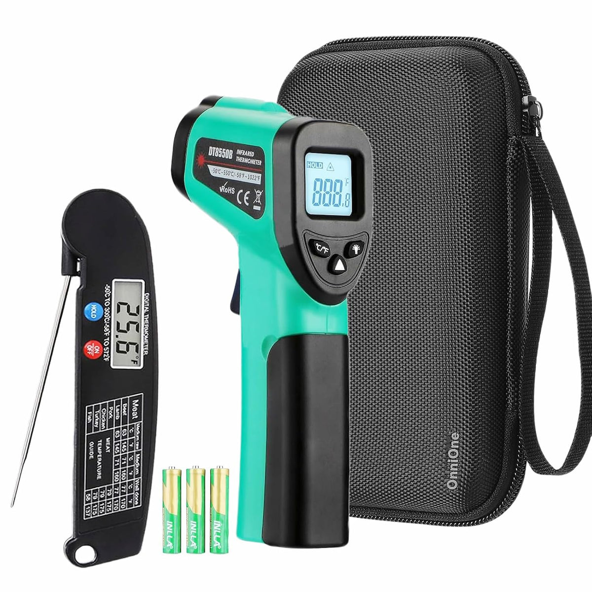OnniOne Infrared Thermometer Temperature Gun for Cooking -58℉~1022℉