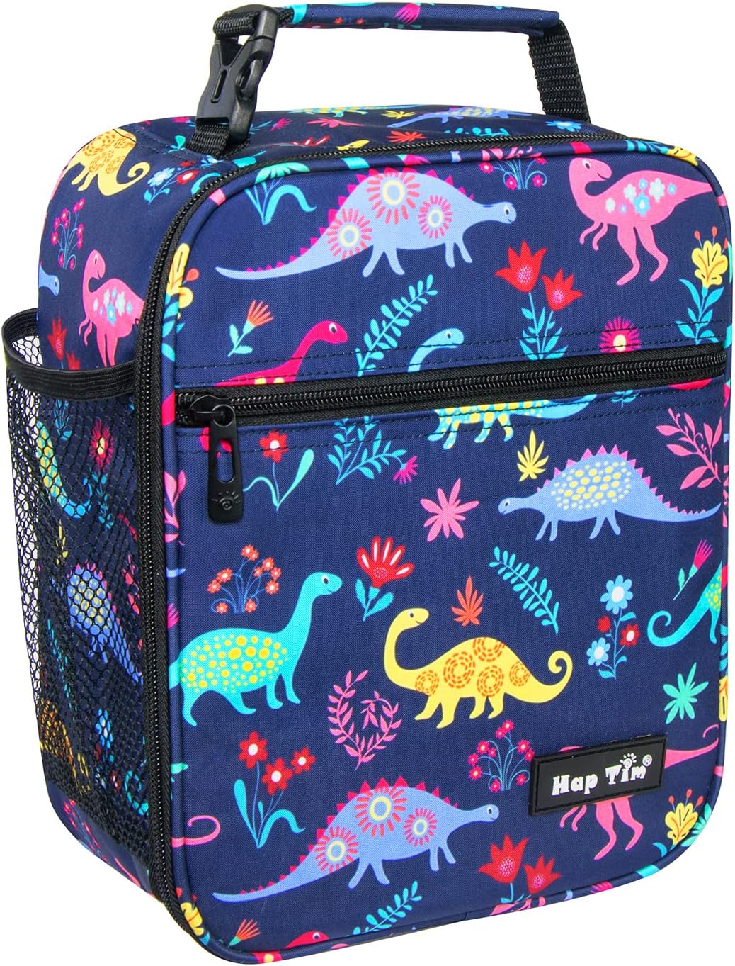 Hap Tim Kids Lunch Box for Girls Boys, Reusable Lunch Bag for Kids, Spacious Lunchbox, Insulated Lunchbag, Purple Unicorn(18654-PP)