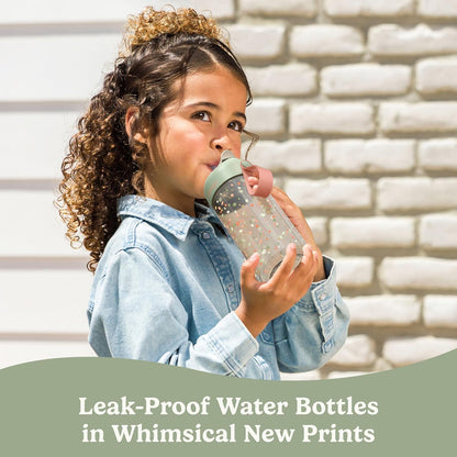Bentgo Kids Water Bottle - Leak-Proof, Durable Tritan PFAS- & BPA-Free 15 fl oz, Kids/Toddlers Ages 3+ for School & Sports; Bite & Sip Spout, Carrying Handle, Dishwasher Safe (Unicorn)