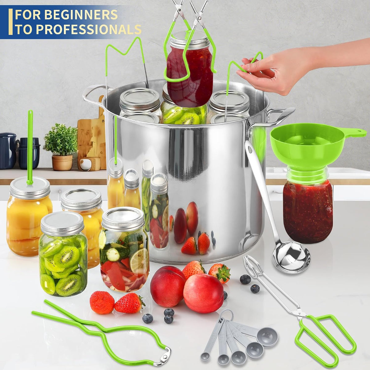 Canning Supplies Starter Kit,Canning Kit Set for Beginners
