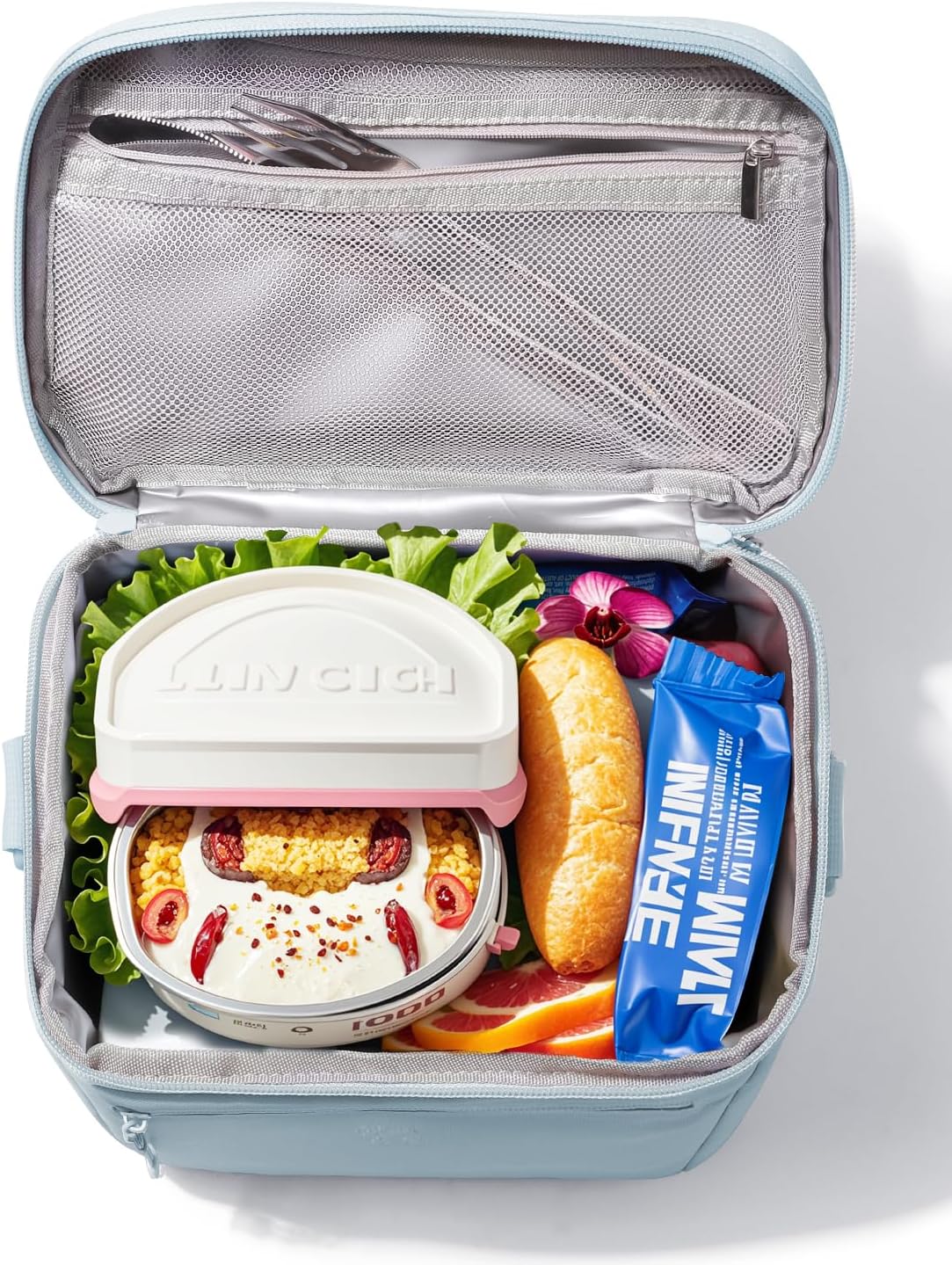 GLORIEROO Insulated Lunch Box Bag Women Girls - Waterproof Leakproof Lightweight Reusable Cooler for School Work Picnic - Back to School