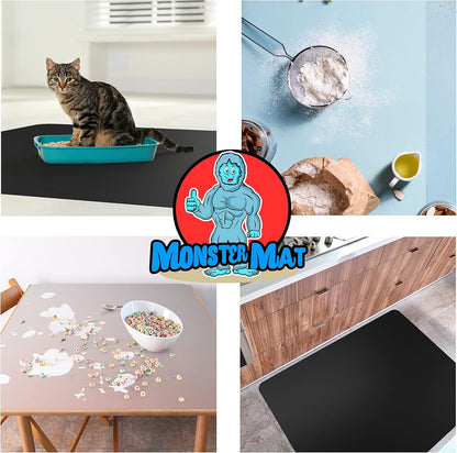 Super Jumbo Silicone Mat 36” x 48” - 3 by 4 Feet. by MonsterMat (Super Jumbo 48 x 36, Translucent)