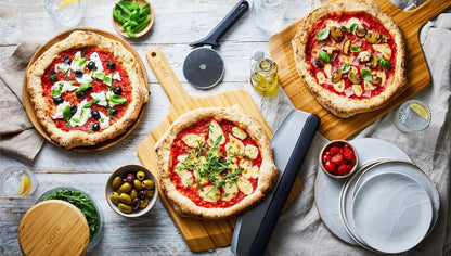 Ooni 12” Bamboo Wood Pizza Peel –12 Inch Pizza Spatula Paddle, Wooden Pizza Cutting Board, Pizza Oven Accessories