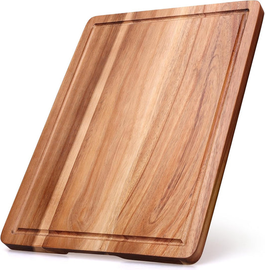 Acacia Wood Cutting Boards for Kitchen Wooden Chopping Board with Handle