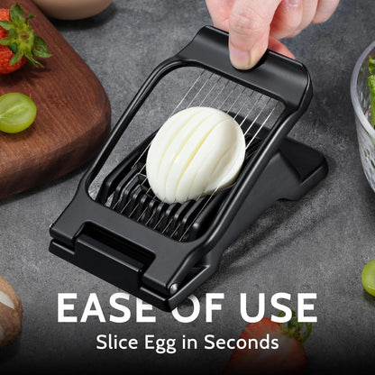 Sopito Heavy Duty Stainless Steel Wire Egg Slicer for Hard Boiled Eggs