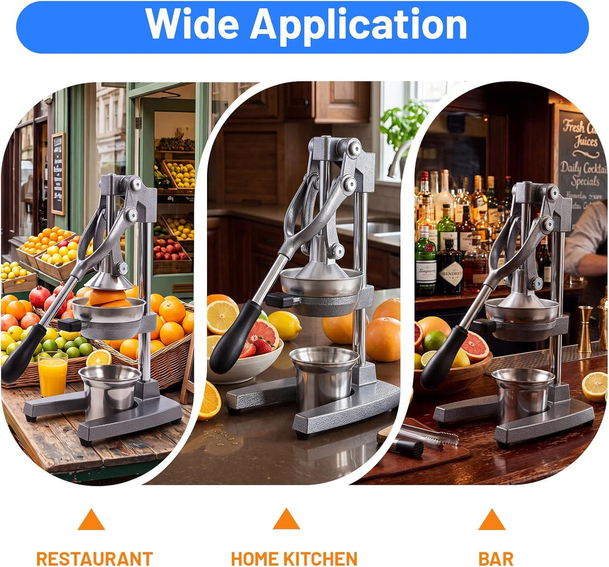 Cast Iron Juicer,Manual Juicer Hand Press,Professional Citrus Juicer