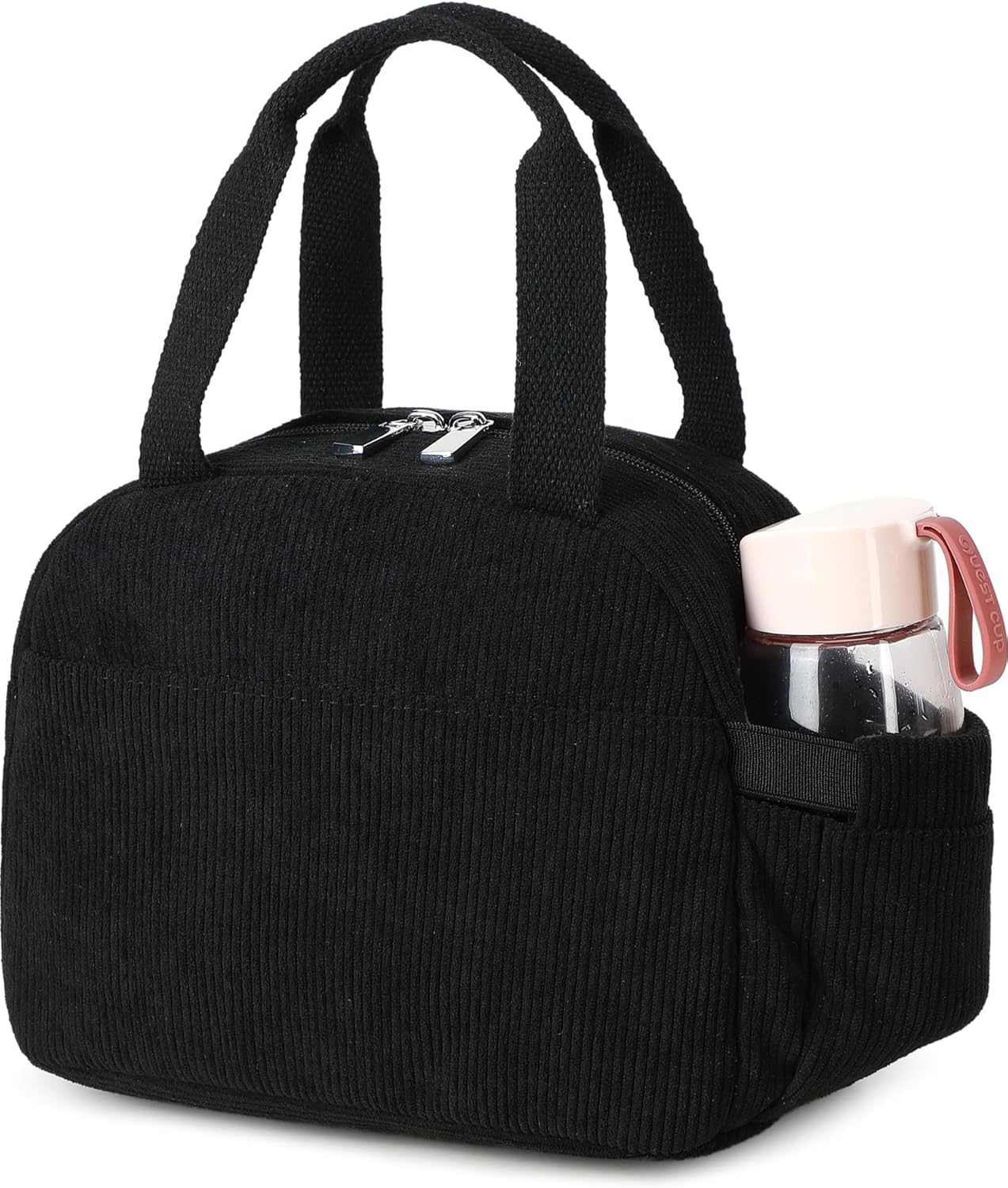 Lunch Box Lunch Bag Insulated Lunchbox Cute Reusable Lunch Tote bags for School Work Picnic for Kids Girls Women (Pink Bowknot)