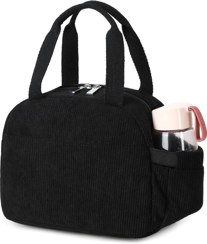 Lunch Box Lunch Bag Insulated Lunchbox Cute Reusable Lunch Tote bags for School Work Picnic for Kids Girls Women (Pink Bowknot)