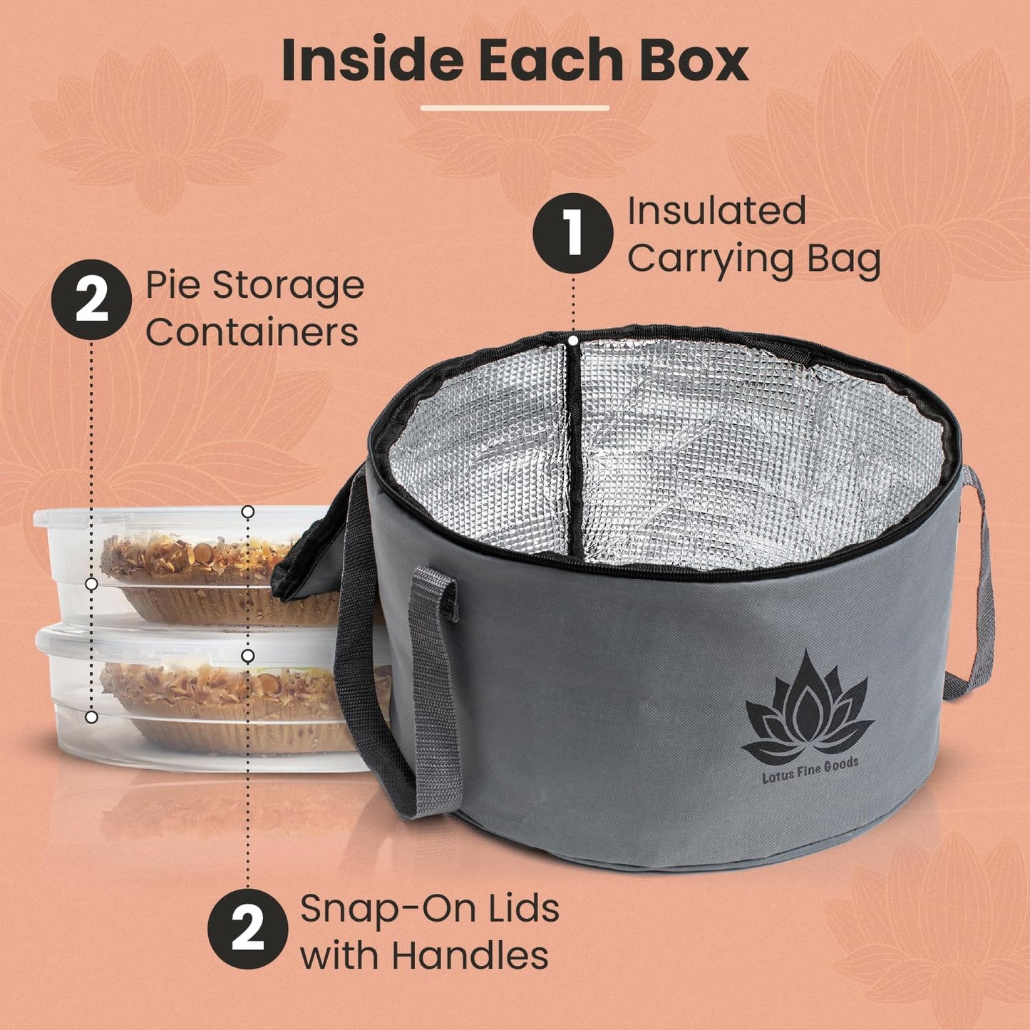 Cake Carrier with Lid and Handle – 10" Cake Storage Container with Baking Accessories, Cake Stand with Baking Pan, Cupcake Tray, Cake Boards & Piping Set