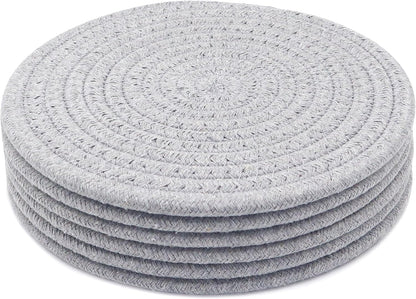 8 Inch Trivets for Hot Dishes, Hot Pots and Pans, 6 Pcs