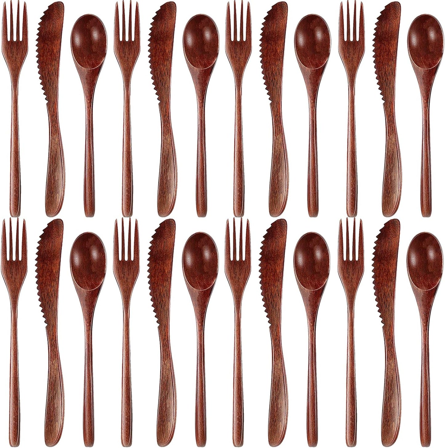 Travel Utensils Set with Case Reusable Stainless Steel Silverware Flatware Set 9 Pcs Portable Cutlery Eating Utensils Set for Lunch Boxes Workplace Camping School, Dishwasher Safe (Multi)