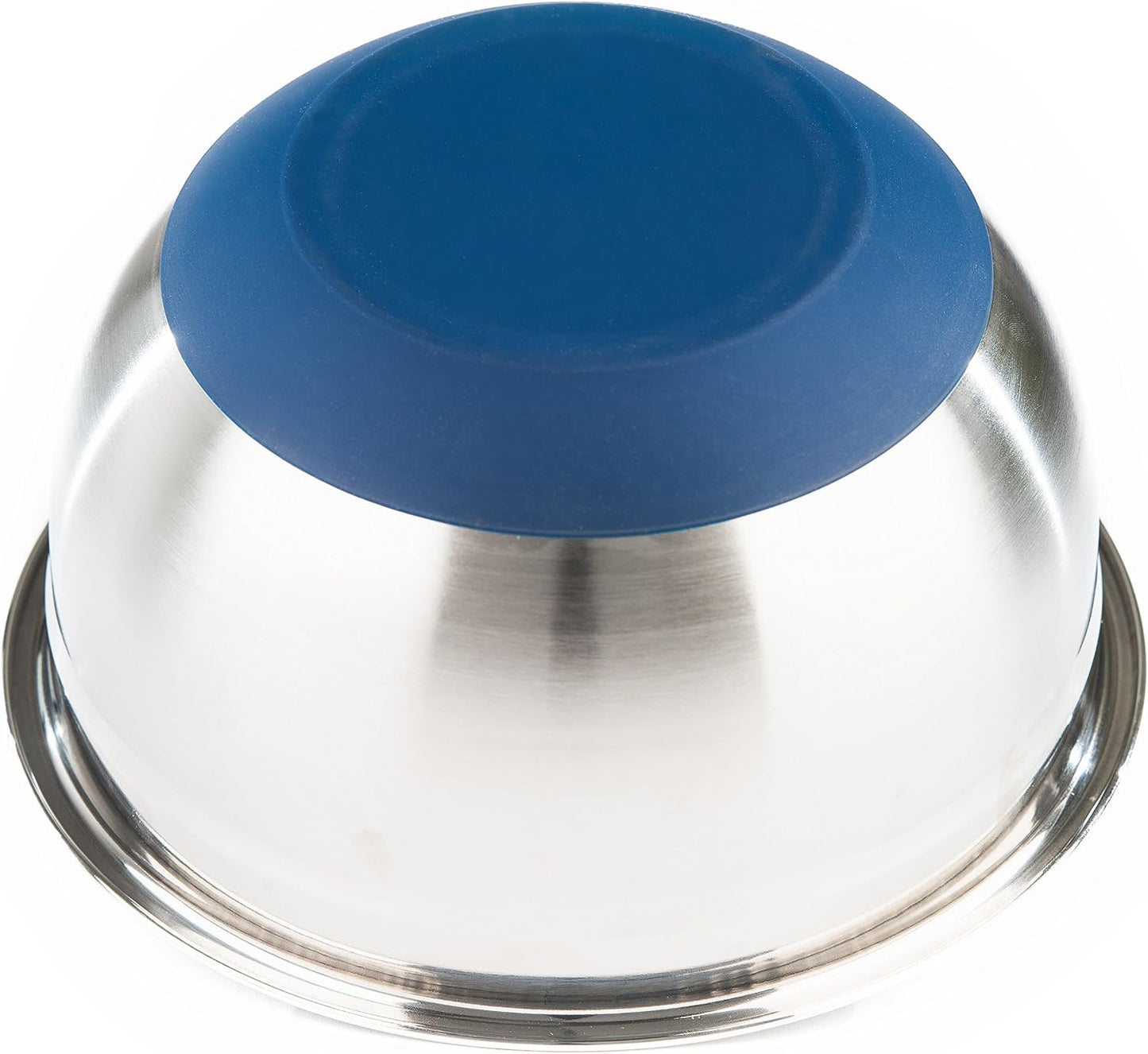 Stainless Steel Mixing Bowls with Lids and Non Slip Bases (Set of 5, Black)