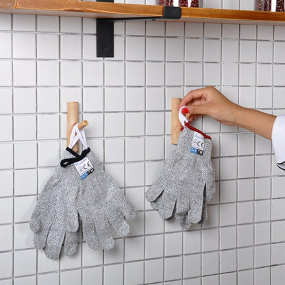Dowellife Cut Resistant Gloves Food Grade Level 5 Protection, Safety Kitchen Cut Gloves for Chef Oyster Shucking Mandolin Knife Butcher Meat Cutting