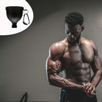 2 Pack Premium Protein Powder Containers - Portable Protein Funnels(50ml)