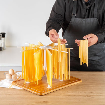 Restaurantware White Plastic lb Pasta Drying Rack, 15.7 x 11 in