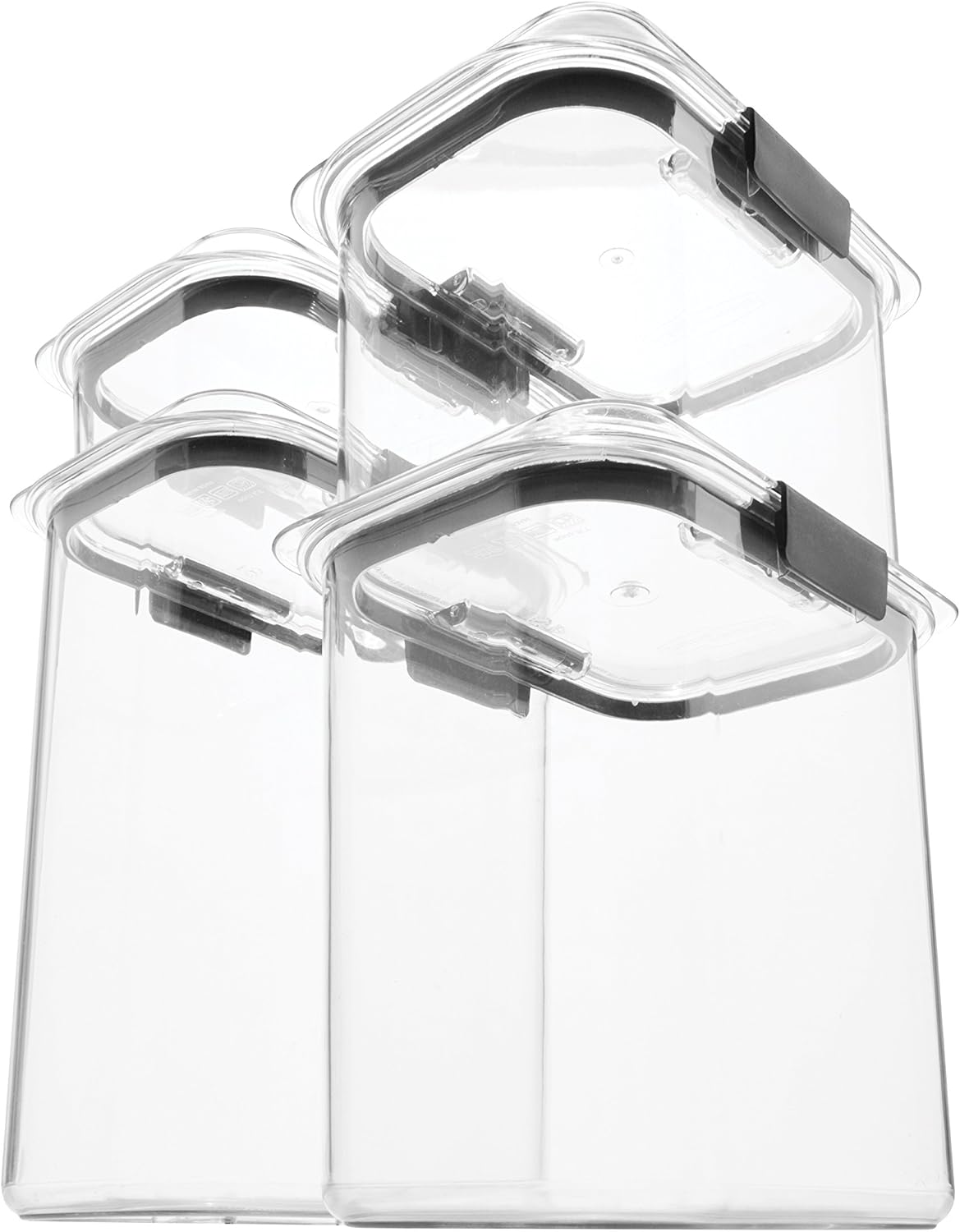 Rubbermaid Brilliance Pantry Airtight Food Storage Container, BPA-Free 7.8 Cup, Ideal for Brown Sugar - Efficient, Leak-Proof and Dishwasher-safe