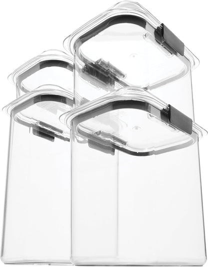 Rubbermaid Brilliance Pantry Airtight Food Storage Container, BPA-Free 7.8 Cup, Ideal for Brown Sugar - Efficient, Leak-Proof and Dishwasher-safe
