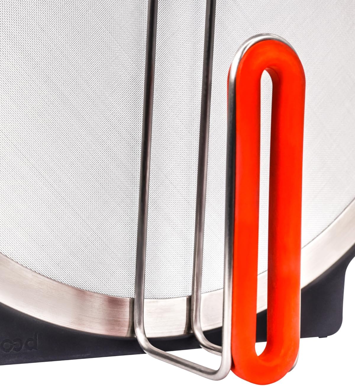 AirHood Self-Standing Splatter Screen – Heavy-Duty Stainless Steel Grease Guard for Frying Pans & Induction Cookers – Heat-Resistant, BPA-Free, Dishwasher Safe, Compact Storage