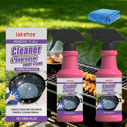 BBQ Grill Cleaner Spray for Outdoor Cooking Surfaces, Designed for Burnt Food Buildup & Cooking Residue on Grill Grates, Stovetop & Drip Pans, Easy Spray for Routine Grill Maintenance (1pcs)