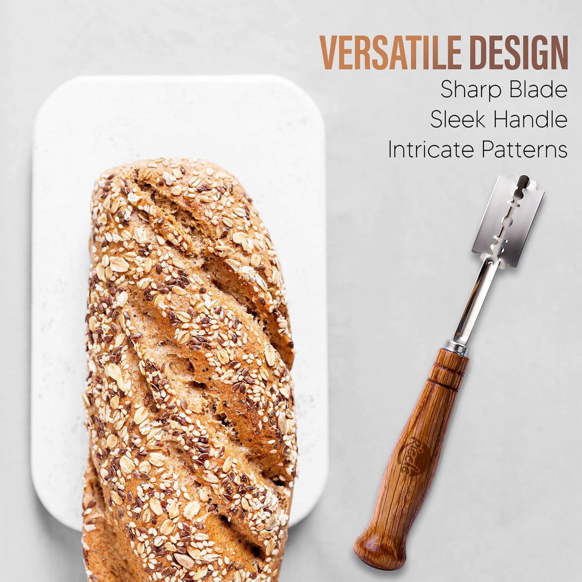 RICCLE Bread Lame, Sourdough Scoring Tool, Bread Scoring Tool, 10-Blade Set