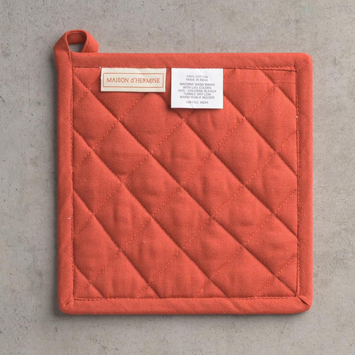 Maison d' Hermine Pot Holders 100% Cotton Potholders (8" x 8") - Colors A