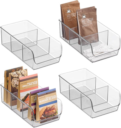 InterDesign Linus Kitchen, Pantry, Refrigerator, Freezer Storage Container, Clear