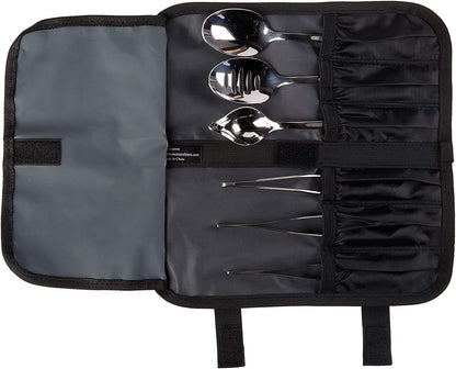 Mercer Culinary 8 Piece Plating Set, Matte Black