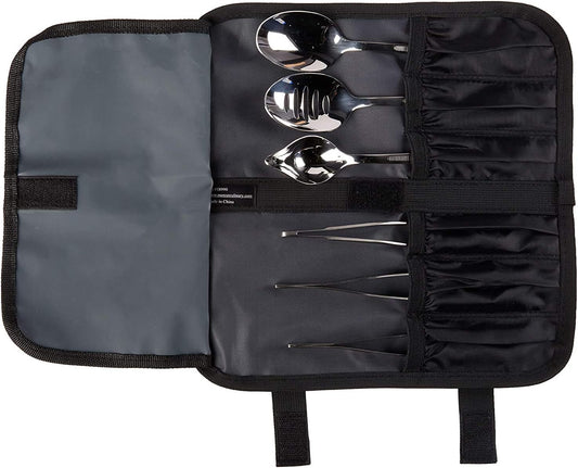 Mercer Culinary 8 Piece Plating Set, Matte Black