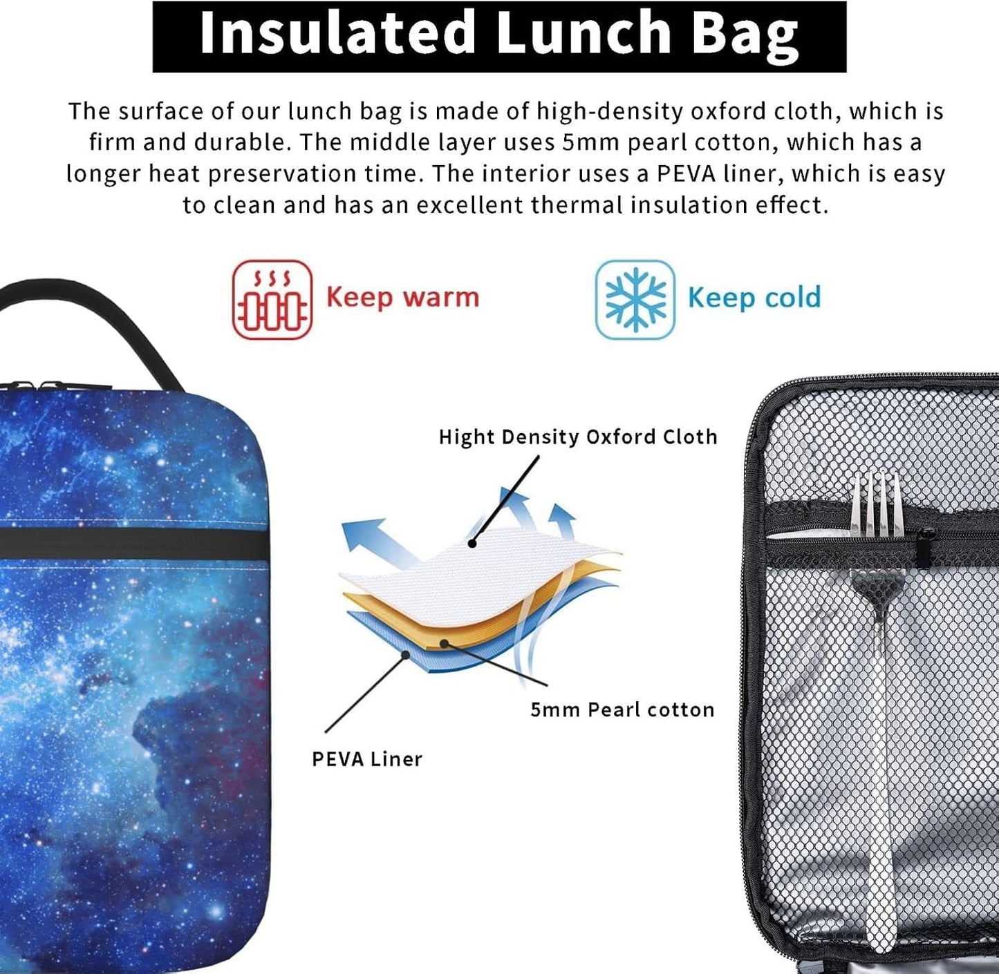 Purple Axolotl Lunch Box Lunch Box Reusable Insulated Totes Lunch Bag Thermal Cooler For Boy Girls School Men Women Beach Picnic Travel