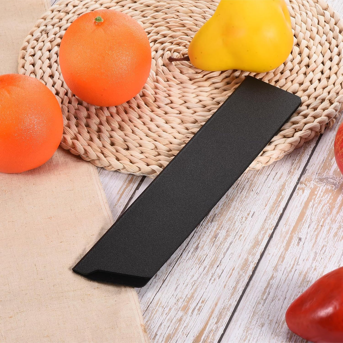 PATIKIL ABS Knife Cover Sleeves for 8" Chef Knife, Knives Edge Guard Blade Protector Universal Knife Sheath for Home Kitchen, Black
