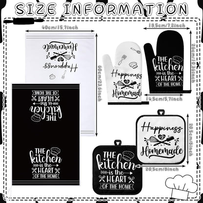 Sratte 6 Pcs Farmhouse Kitchen Decor Accessories Set