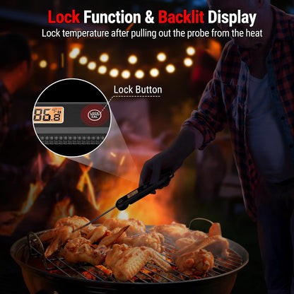 TempPro TempSwift 1 Sec Meat Thermometer Digital for Kitchen Cooking Food