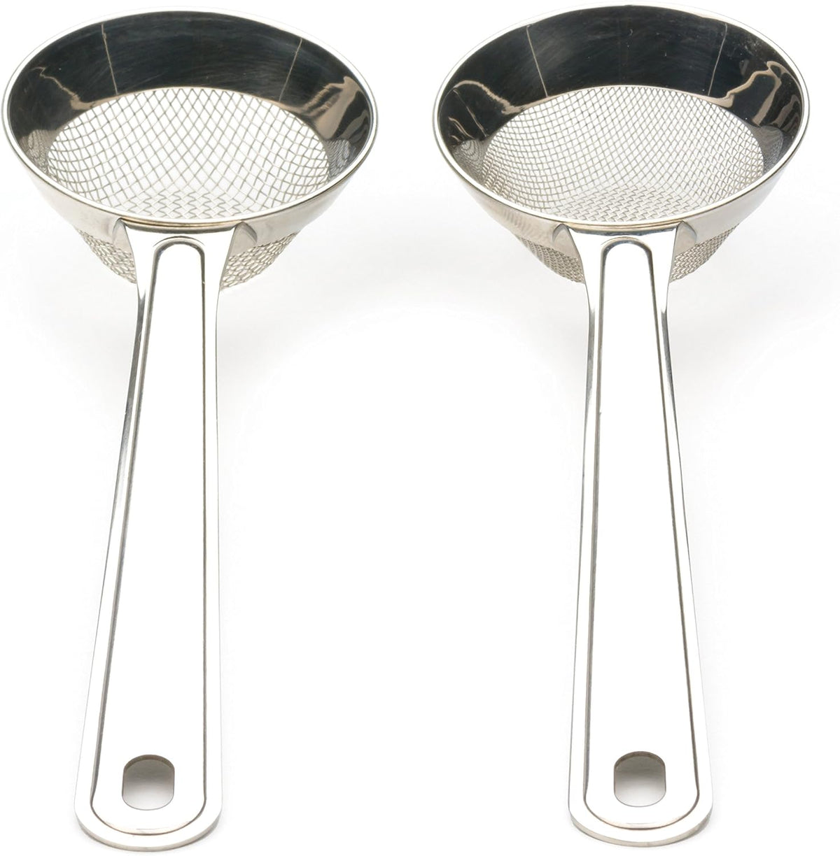 RSVP International Endurance® Stainless Steel Vintage One-Hand Sifter, 1 Cup | Top Cakes, Sift Flour, Marinade BBQ & More | Dishwasher Safe | Powder Sugar, Sift Flour, Spread Toppings & More