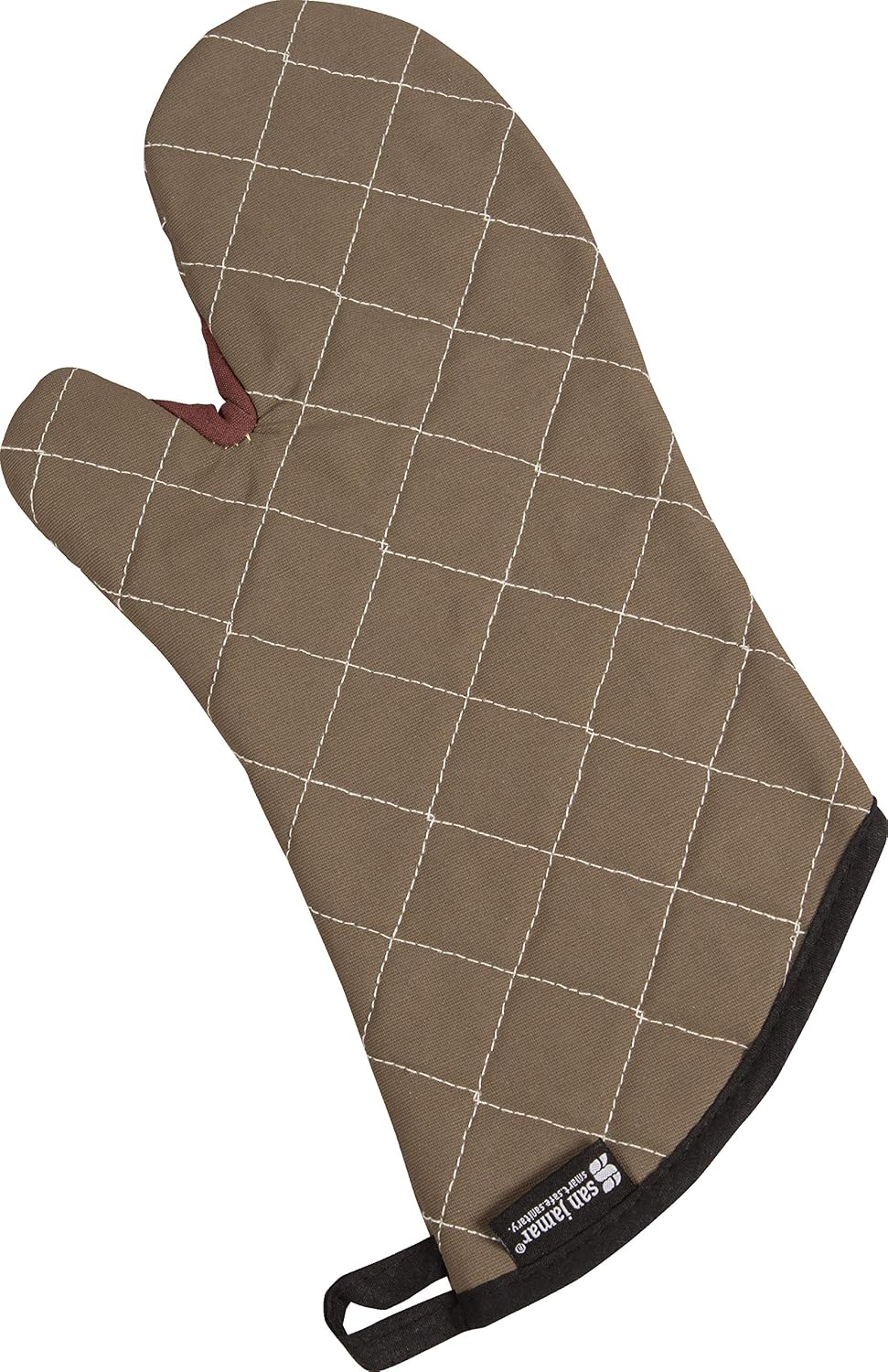 Oven Mitts, San Jamar BestGuard, Professional Grade, 15", Pair, Black
