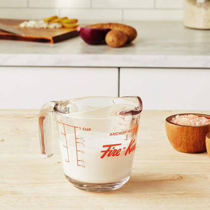 Anchor Hocking 2 Piece Glass Measuring Cup Set