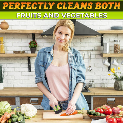 Palm Peeler for Vegetables with Double-Sided Stainless Steel Blades
