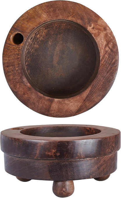 Wooden Party Cup Holder with Marker Slot, Disposable Solo Cup Holder Dispenser for Kitchen Bathroom- Paper Cup Drink up Organiser Rustic Finish 6" x 6" x 3" Inches Gifts Ideas
