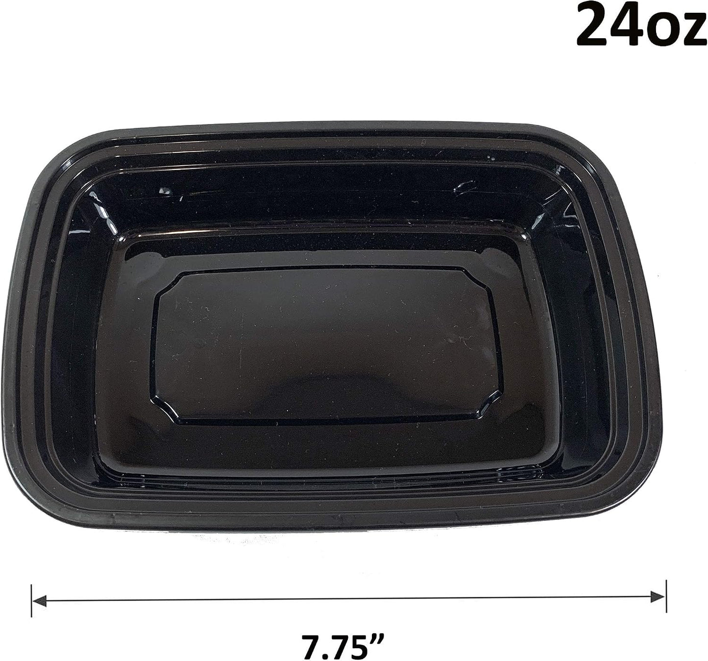 50 sets Rectangle 58oz Meal Prep Containers with lids Microwavable Food Container Plastic BPA Free Rectangle