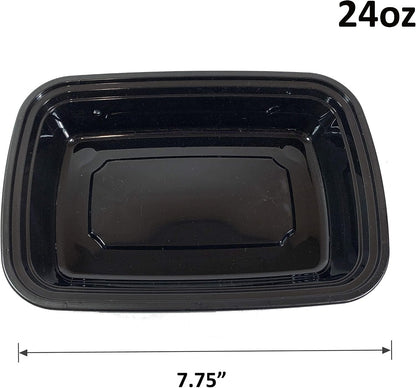 50 sets Rectangle 58oz Meal Prep Containers with lids Microwavable Food Container Plastic BPA Free Rectangle