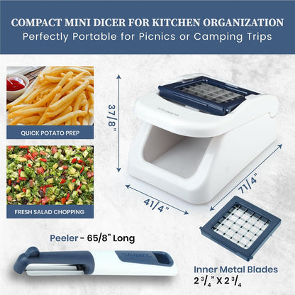 Vivaant Hand Pull Manual Food Chopper, Onion Chopper Vegetable Cutter Dicer