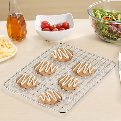 TeamFar Cooling Rack, 8.75”x6.25” Stainless Steel Baking Grid Wire Rack