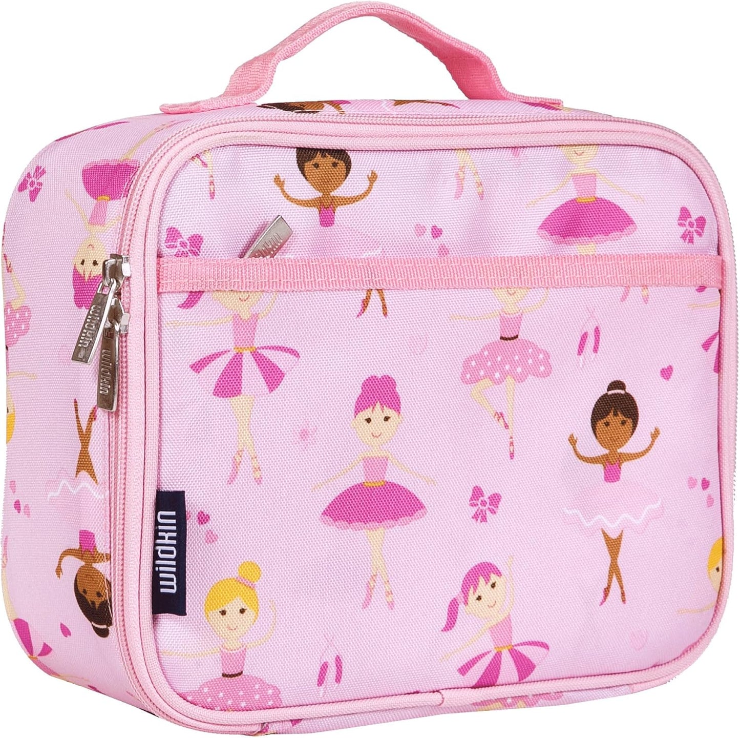 Wildkin Kids Insulated Lunch Box, Keeps Food Hot or Cold, BPA-Free with Mesh Pockets & Easy-Clean Lining – Ideal for School, Travel & Daycare – Holographic
