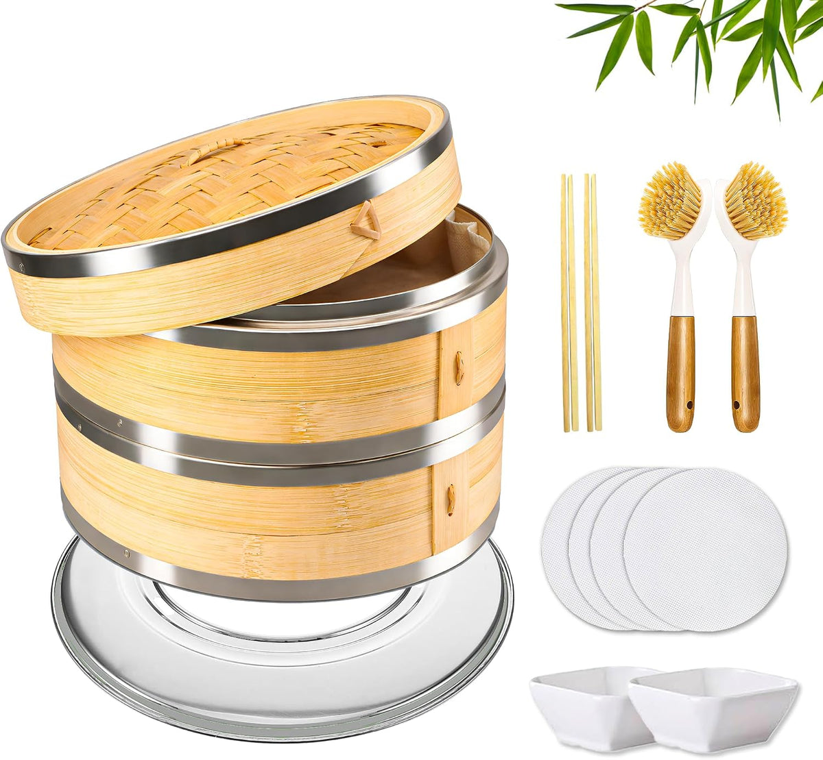 Bamboo Steamer Basket