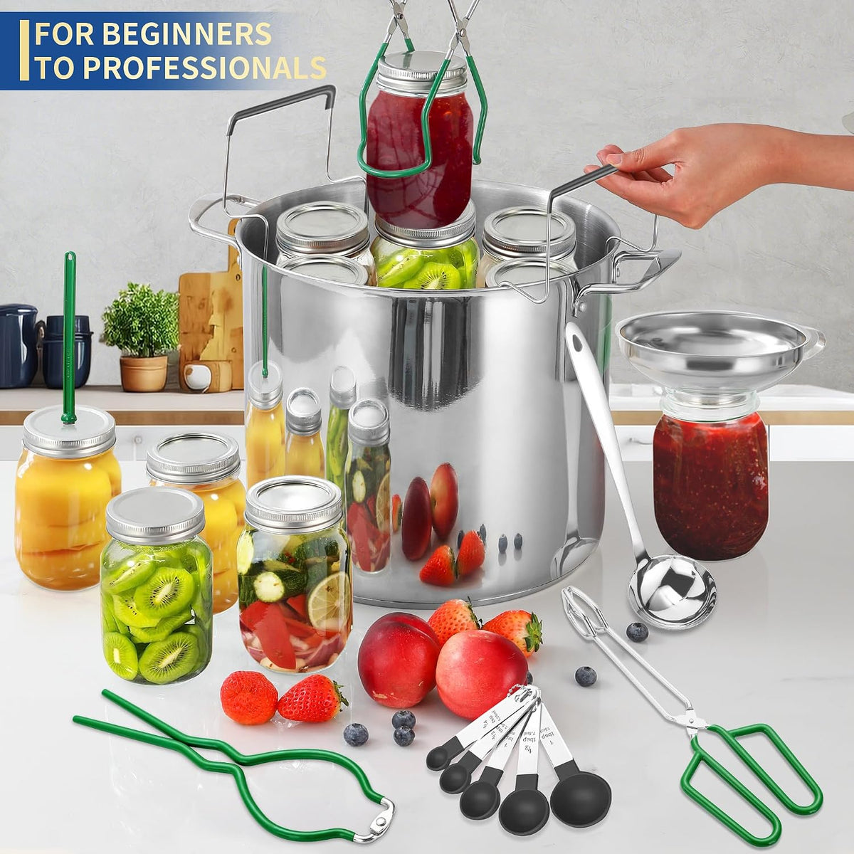 Canning Supplies Starter Kit,Canning Kit Set for Beginners