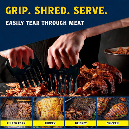Kona Wolverine Shredder Claws – Heavy Duty BBQ Tools for Pulled Pork, Chicken, Beef – Grill Accessories for Shredding Meat