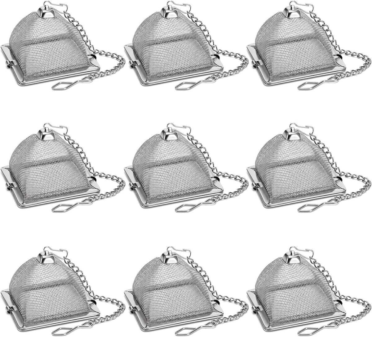 Zopeal Tea Infuser Stainless Steel Strainer with Chain, Medium