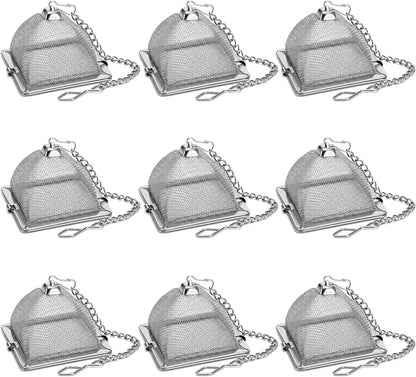 Zopeal Tea Infuser Stainless Steel Strainer with Chain, Medium